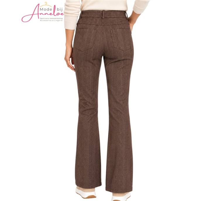 Leona Broek Lucia 1605 Flared Choco bruin Leona Broek Lucia 1605 Flared Choco bruin